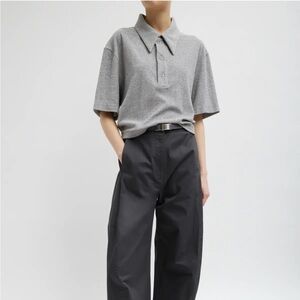 Tibi Dry Loop Terry Easy Polo Shirt